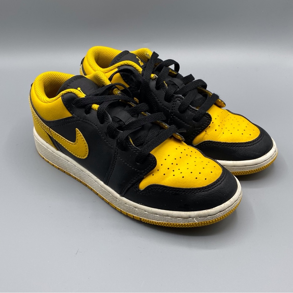 Nike Air Jordan 1‎ Low GS Black Yellow Ochre